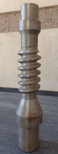 ترس عامود حلزوني